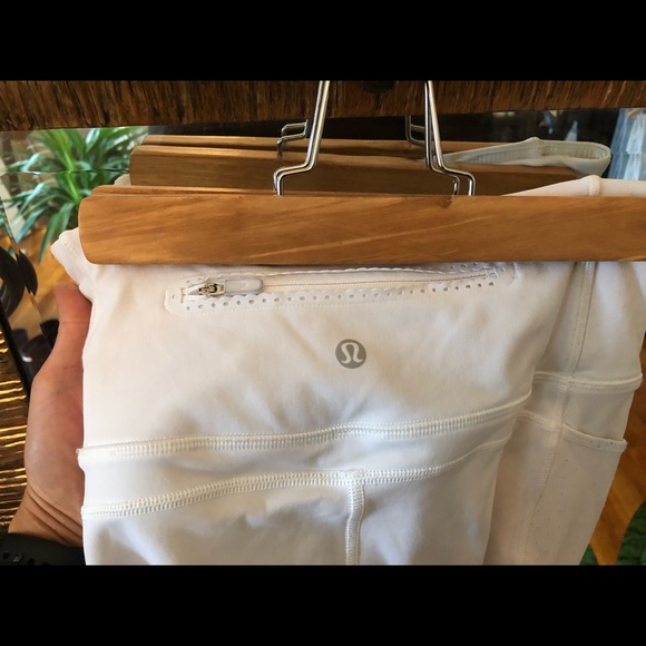 SOLD. Lululemon Mind over miles tight white - Picture 5 of 7